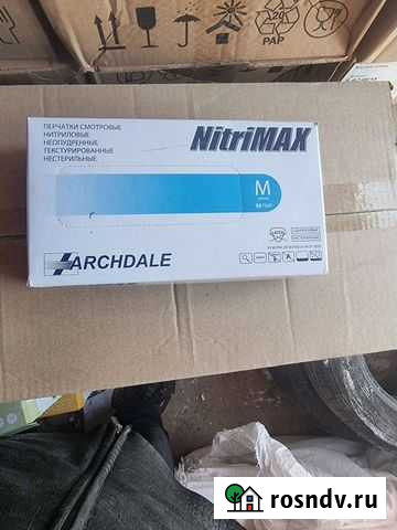 Перчатки нитриловые м Новосибирск - изображение 1