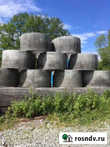 Кольца жби бетонные 1м, 1.5м, 2м, Крыши, Днища, Шл Петропавловск-Камчатский - изображение 1