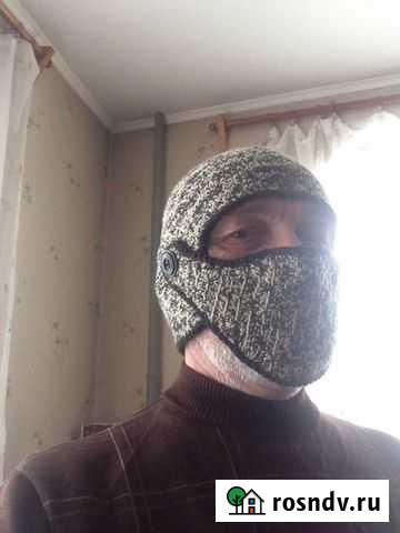 Вязанная шапка-шлем Казань - изображение 1