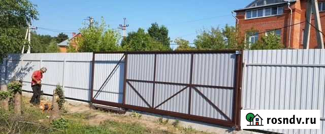 Откатные ворота под ключ Новосибирск - изображение 1