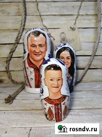 Изготовление супер матрешек по фото ручная работа Копейск - изображение 1