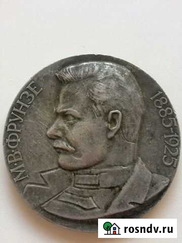 Медаль настольная Фрунзе Томск - изображение 1