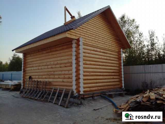 Сруб из оцилиндрованного бревна Мамадыш - изображение 1