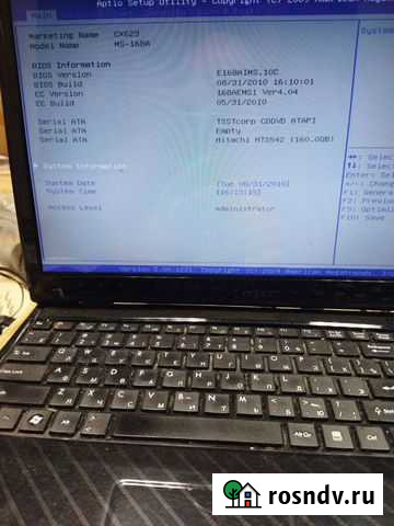 Ноутбук msi ms-168A Киров - изображение 1