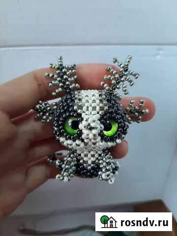 Изделия из бисера, игрушки из бисера,слон, летучая Воронеж - изображение 1