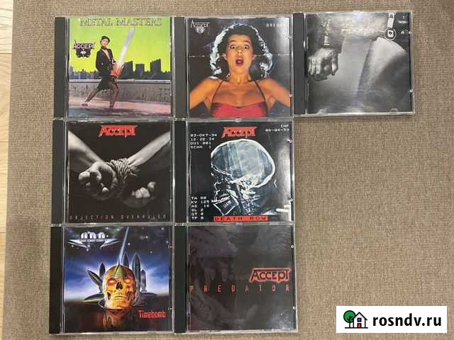 CD фирменные компакт диски Accept, UDO Челябинск - изображение 1