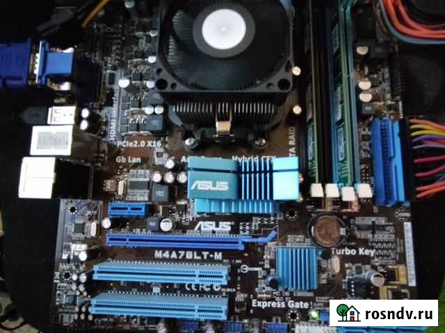 Материнская плата AM3 с процессором amd Санкт-Петербург - изображение 1