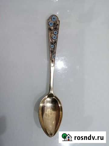 Ложка чайная, серебро 875 пробы СССР Саратов - изображение 1