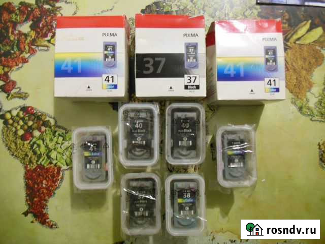 Продам картриджи б/у canon pixma Саратов - изображение 1