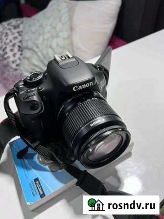 Зеркальный фотоаппарат canon 600d Южно-Сахалинск - изображение 1
