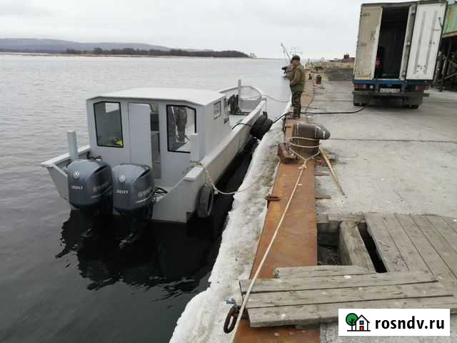 Продам лодку с моторами Yamaha 300 Ванино - изображение 1