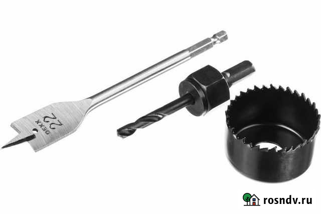 Набор для врезки замков dexx 48 2949-48-H3 Астрахань - изображение 1