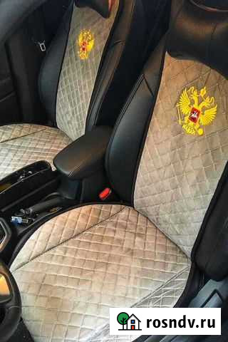 Чехол на сиденье всех авто/Вышивка/велюр/Алькантар Петрозаводск - изображение 1
