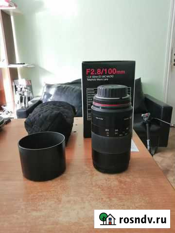 Объектив samyang F2.8/100m Nikon Москва - изображение 1