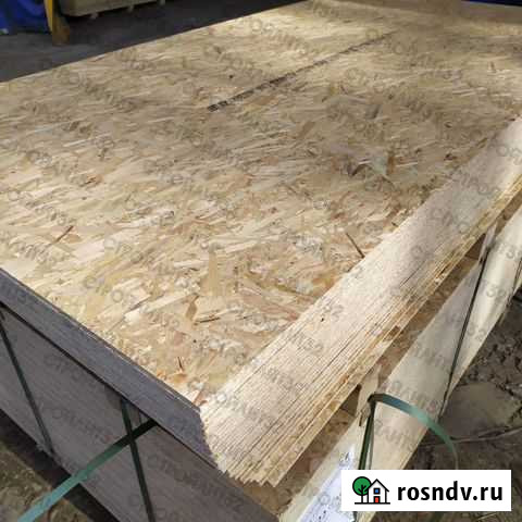 Плита OSB 3 толщиной 9, 12, 15 и 18 мм в наличии Брянск - изображение 1