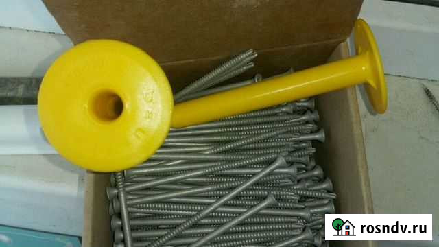 Саморезы и дюбель BAU-FIX KTD -120 (грибок) 220шту Кунгур - изображение 1