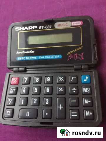 Маленький калькулятор sharp ET-831 и EL-832 Санкт-Петербург - изображение 1