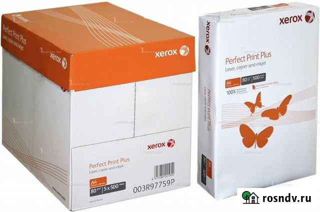 Бумага офисная Xerox A4 Новосибирск - изображение 1