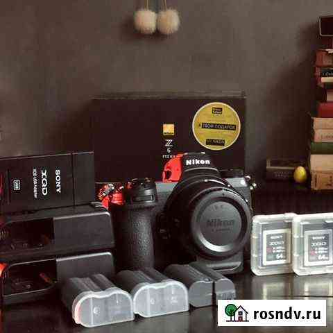 Nikon z6 + FTZ + 2 по 64гб + reader + аккумы и тд Санкт-Петербург