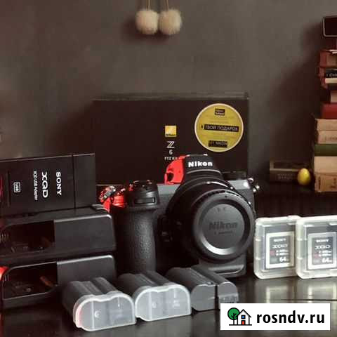Nikon z6 + FTZ + 2 по 64гб + reader + аккумы и тд Санкт-Петербург - изображение 1