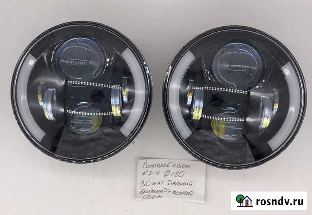 Диодные фары на Ниву Волжский - изображение 1
