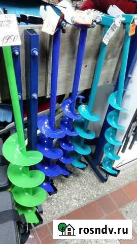 Ледобур Гелиос 130 мм синий Барнаул Нижний Новгород - изображение 1