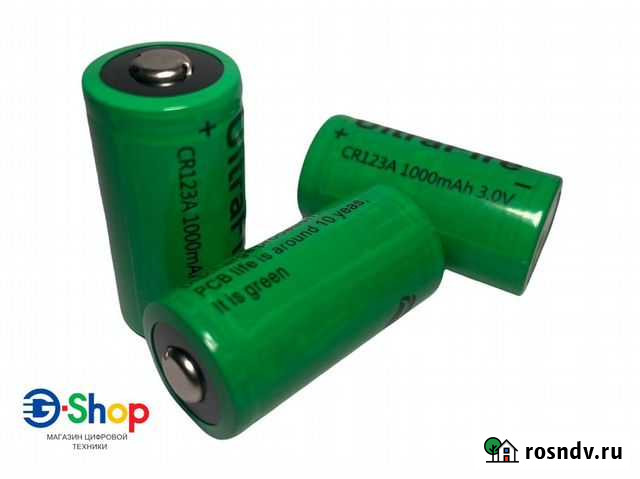 Аккумулятор Lithium CR123 3V 1000mAh Омск - изображение 1
