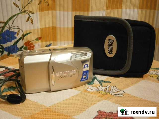 Фотоаппарат olympus mju - III 80 (с чехлом) Котельники - изображение 1