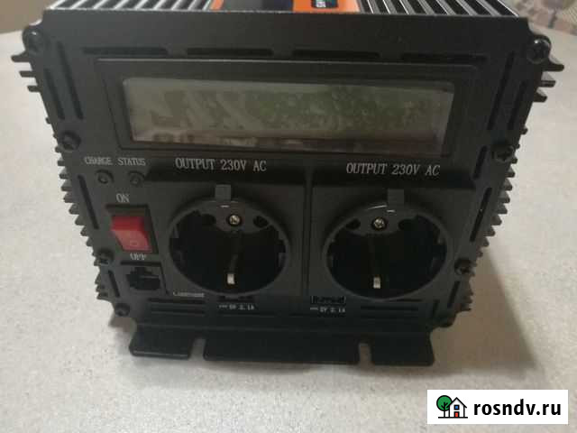 Инвертор ипб 1500-3000W 12В/220В с чистым синусом Сургут - изображение 1