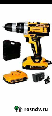 Дрель-шуруповерт Профи 18 вт 2.0 Ач Грозный - изображение 1