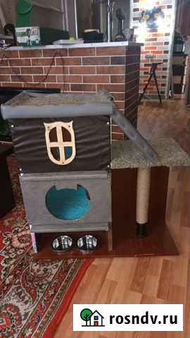 Домик для кошки с когтеточкой бу Хадыженск - изображение 1