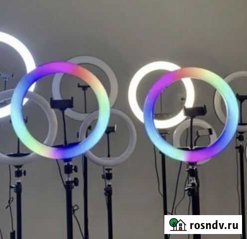 Кольцевая лампа со штативом 36 см MJ36 Тюмень - изображение 1