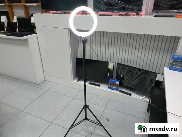 Кольцевая лампа 33 см+Штатив 2 метра Калининград - изображение 1