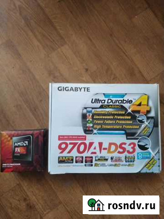 Материнская плата Gigabyte GA-970A-DS3 am3 Челябинск - изображение 1
