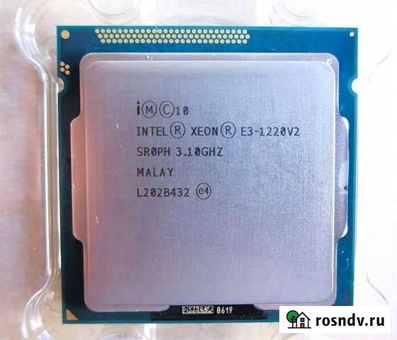 Процессор Xeon 1220 v2 (i5-3450 ) Черкесск - изображение 1