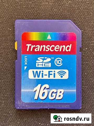 Карта памяти sdhc Transcend Wi-Fi SD 16Gb Иркутск - изображение 1