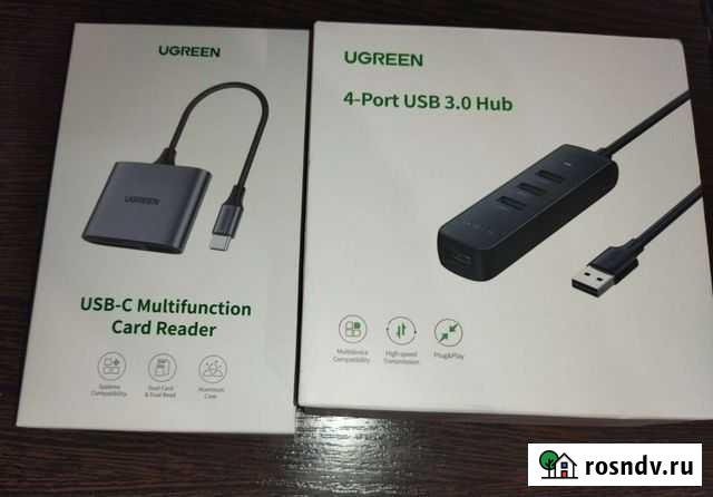 Картридер и usb-hub Ugreen Курск - изображение 1