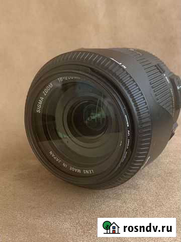 Объектив Sigma 18-200mm 1:3,5-6,3II HSM для nikon Челябинск - изображение 1