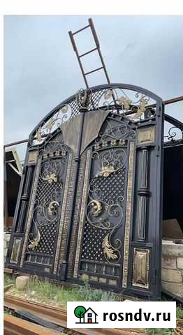 Кованые ворота Кизляр - изображение 1