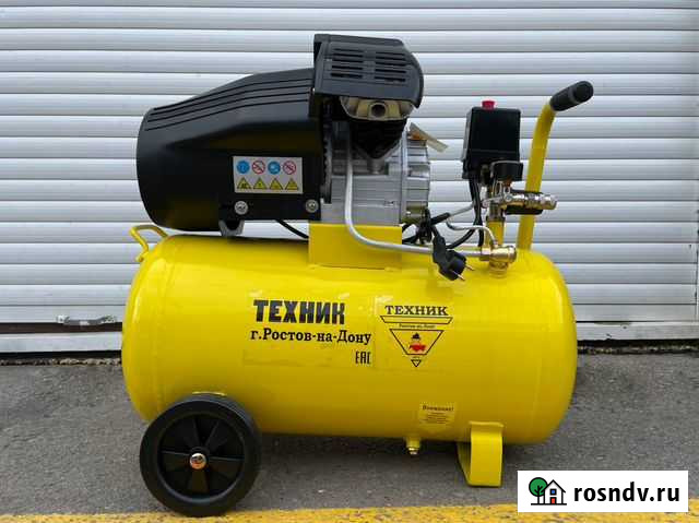 Компрессор воздушный «Техник» 50л Ростов-на-Дону - изображение 1