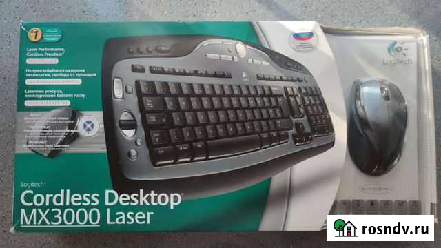 Беспроводная клавиатура Logitech MX3000 и мышь MX6 Иркутск - изображение 1