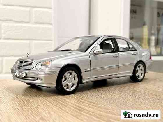 Mercedes-Benz C320 W203 Silver 1:18 Welly Раритет Уфа