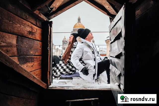 Романтическое свидание на крыше с видом на Исаакие Санкт-Петербург - изображение 1