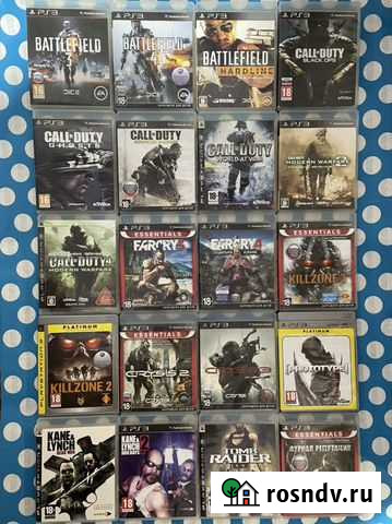 Диски с играми на Sony PlayStation 3. Лицензия Павловская - изображение 1