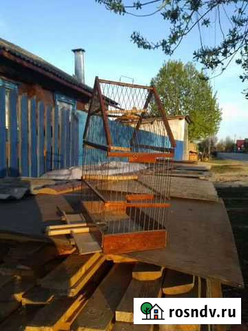 Клетка для птичек, попугая, канарейки Семенов - изображение 1