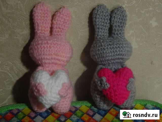 Зайка-валентинка, Котик сердечный - ручная работа Владимир - изображение 1