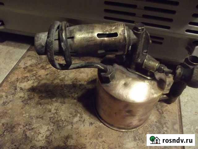 Антикварная паяльная лампа Стим-панк Швеция латунь Воронеж - изображение 1