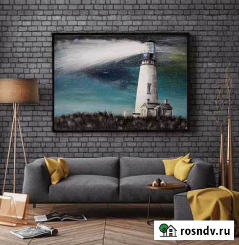 Картина Маяк 40х60 (авторская, моя) Уфа - изображение 1