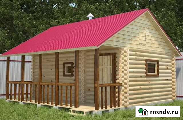 Продам сруб бани из оцилиндрованного бревна Тулун - изображение 1