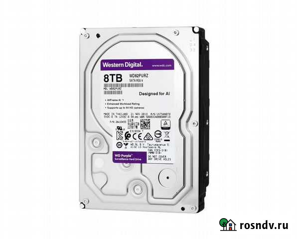 Жесткий диск HDD 8TB WD Purple Новый Астрахань - изображение 1